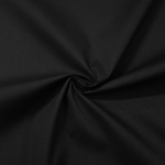 Black Poplin Fabric