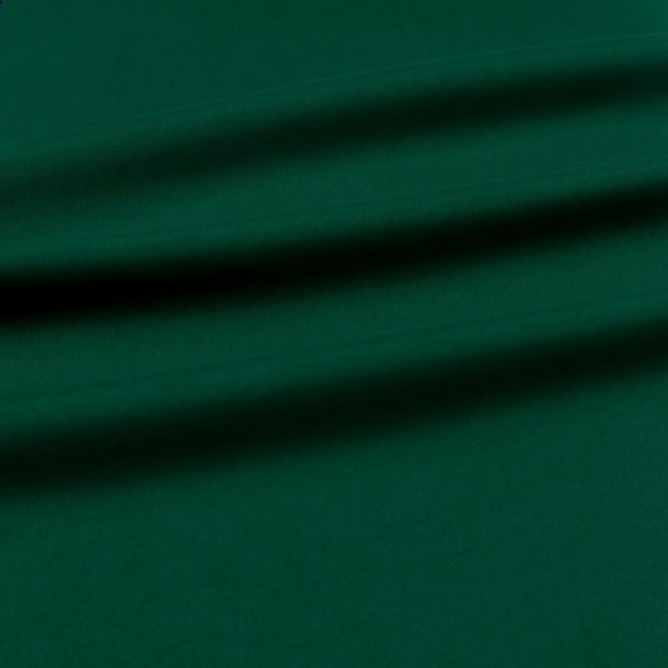 bottle green dyed poplin