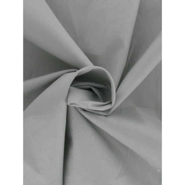 grey dyed poplin fabric