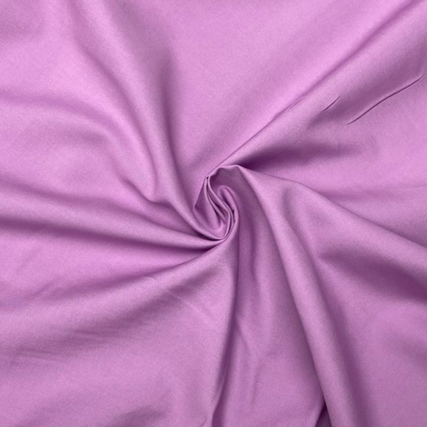 lavender dyed poplin fabric