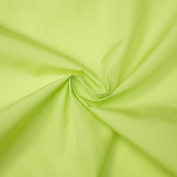 lemon green dyed poplin