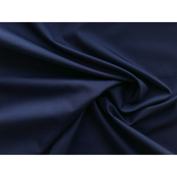 navy blue poplin