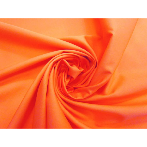 orange dyed poplin