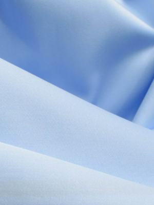 sky blue cotton satin