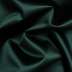 dark green cotton satin