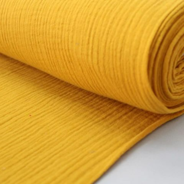 mustard double gauze