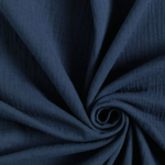 navy blue double gauze