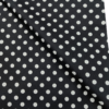 Classic Black & White Polka Dot Cotton Print