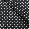 Classic Black & White Polka Dot Cotton Print