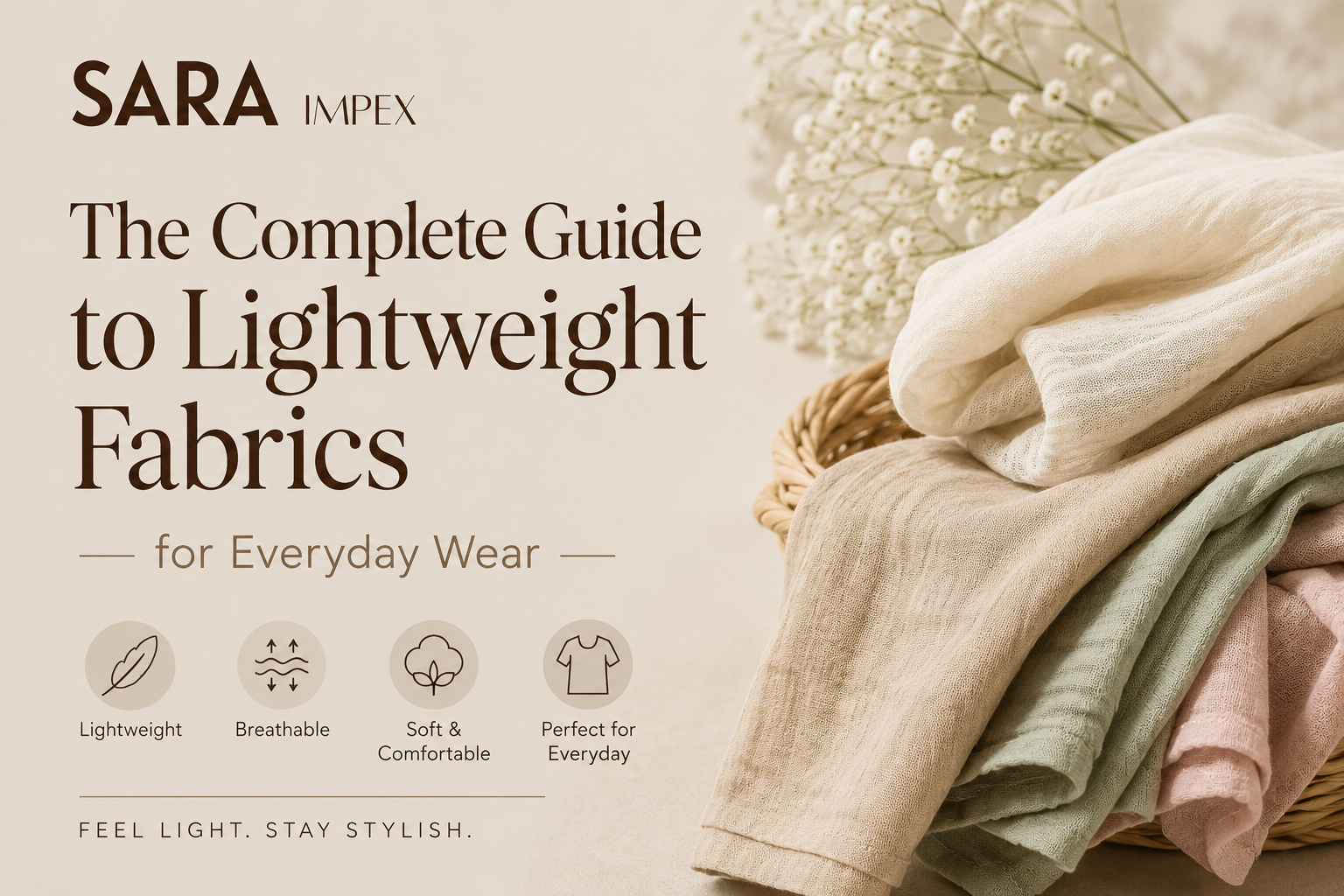 The Complete Guide to Lightweight Fabrics for Everyday Wear